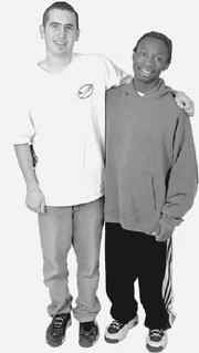 two teenage boys